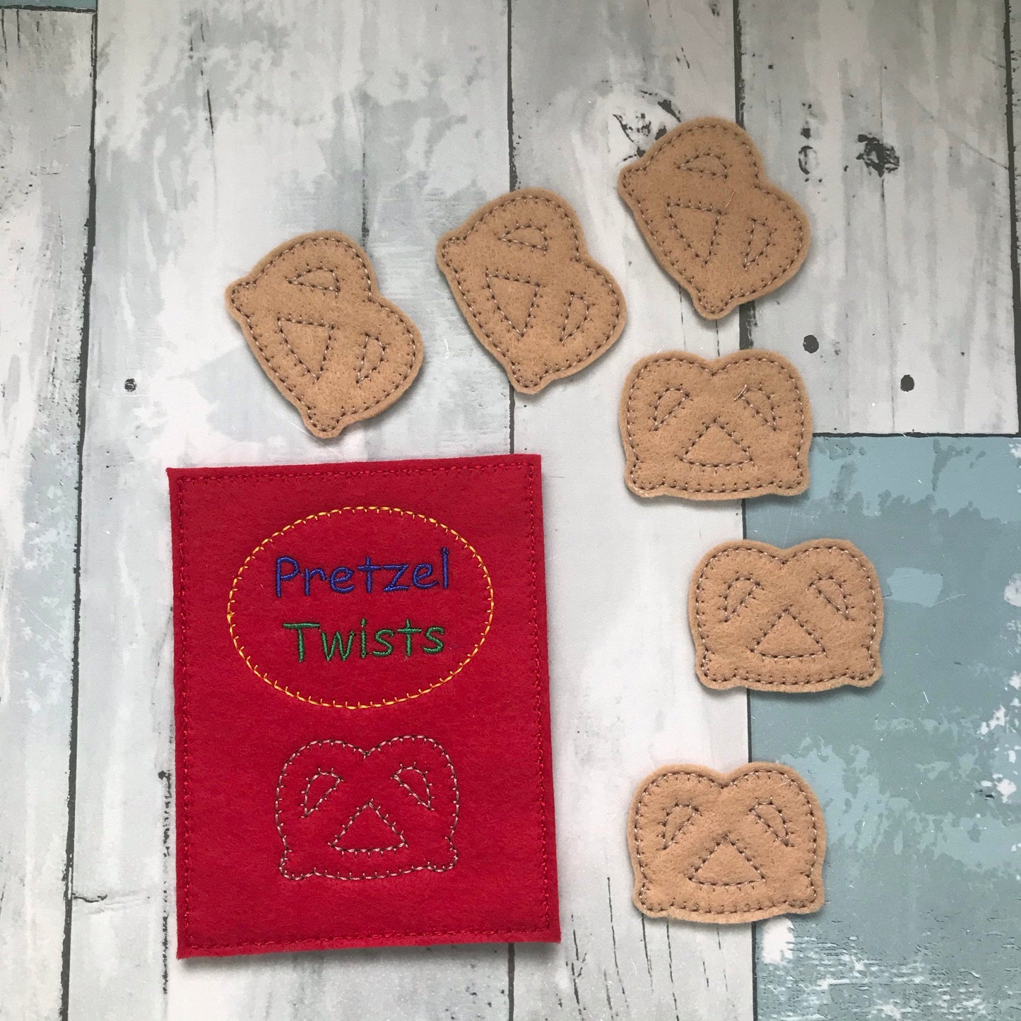 Pretzels Felt Play Food