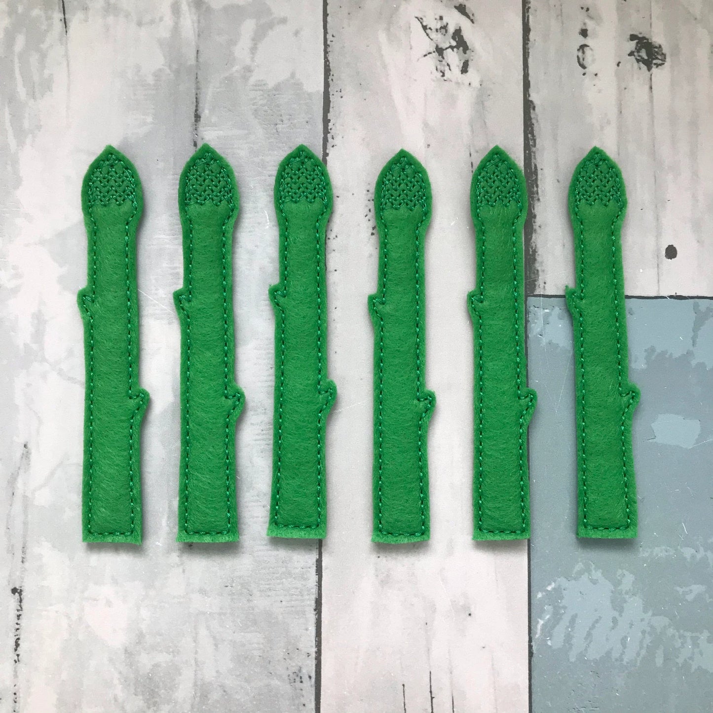 Asparagus Felt Play Food