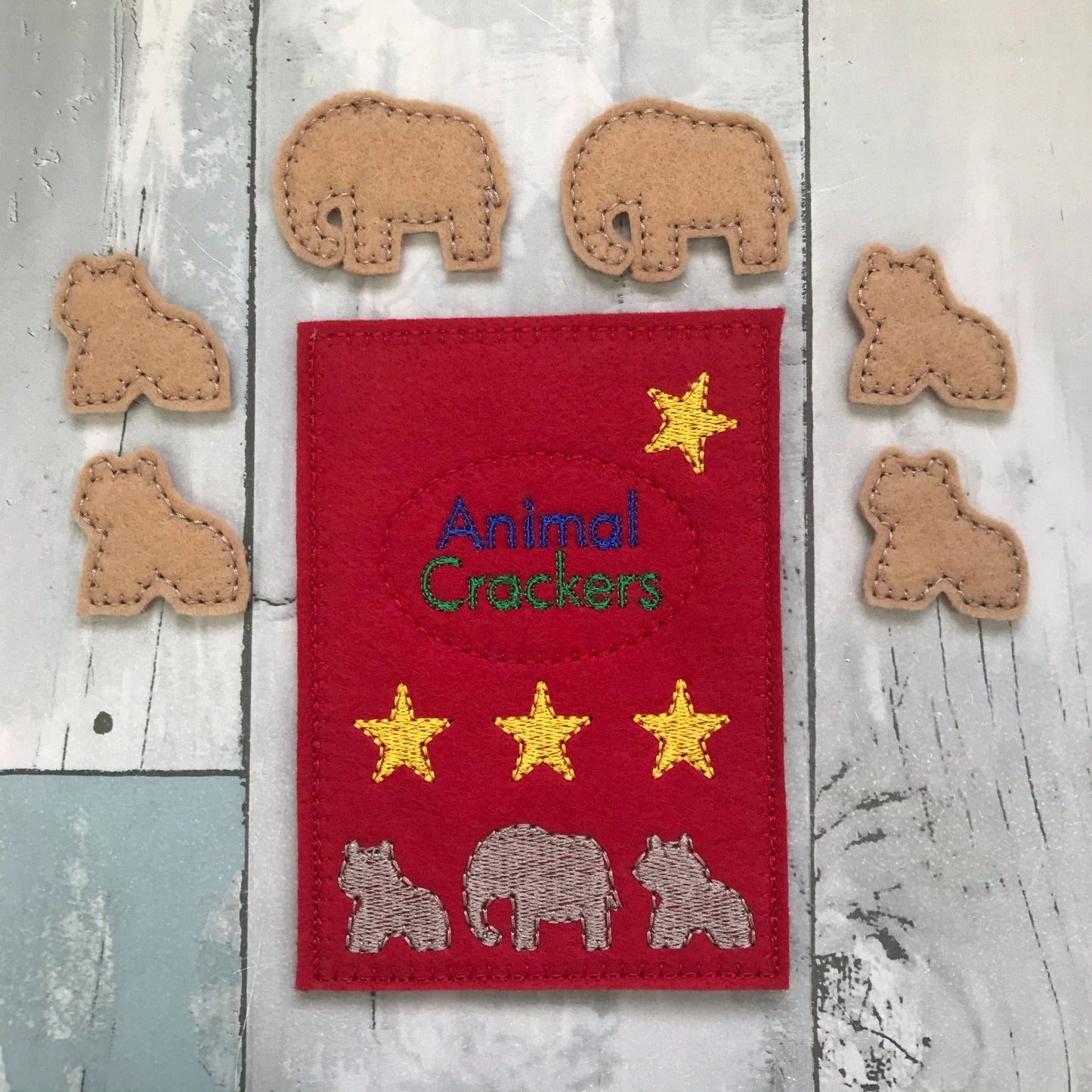 Animal Cookies Felt Play Food