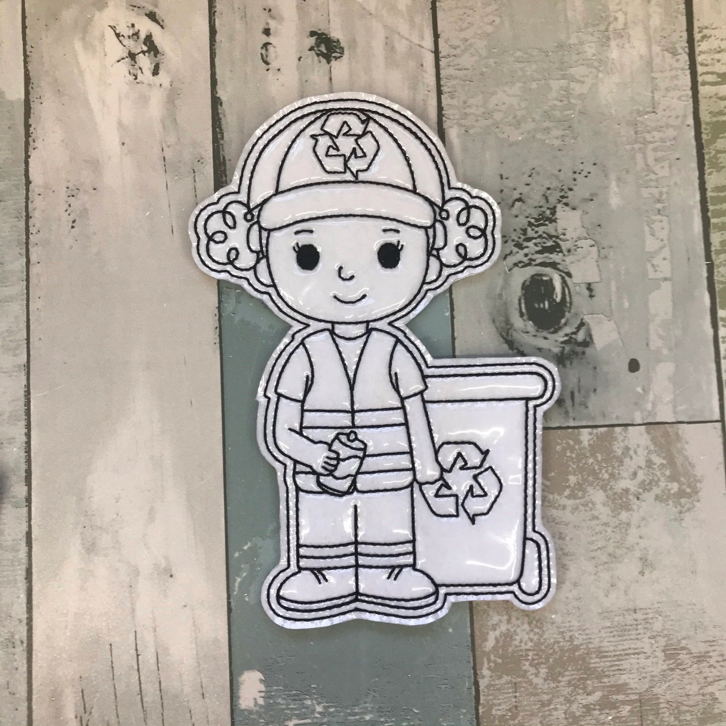 Recycle Kids Colouring Dolls