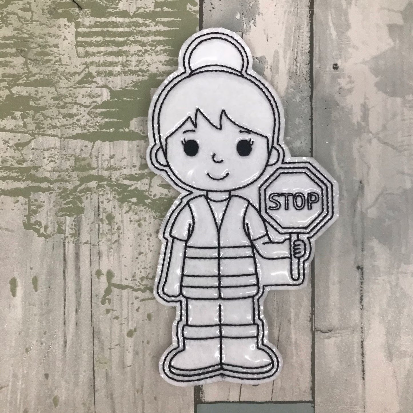 School Crossing Guards Colouring Dolls