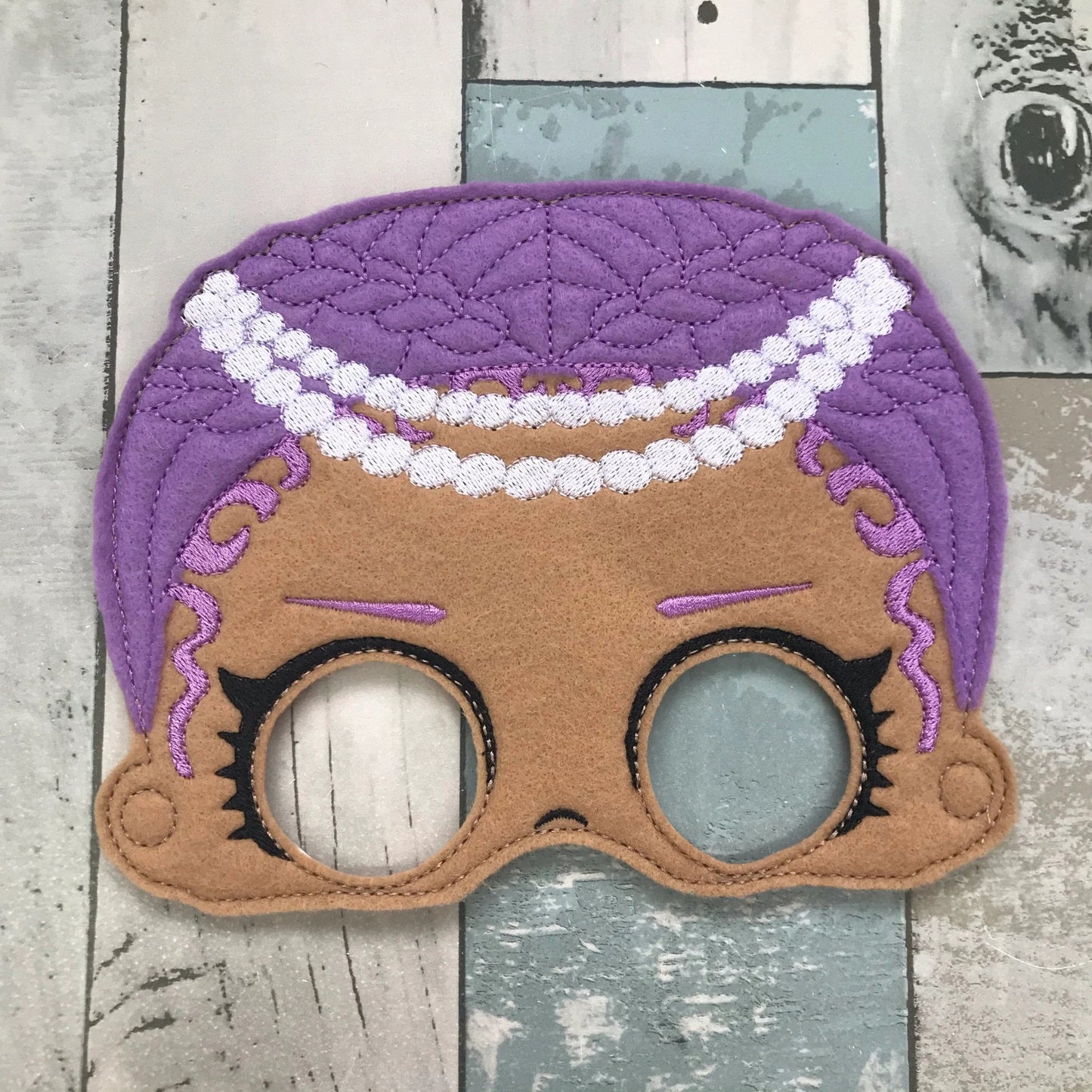 Mermaid Girl Felt Play Masks
