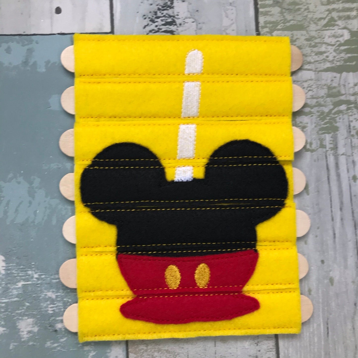 Candy Apple Felt Stick Puzzle