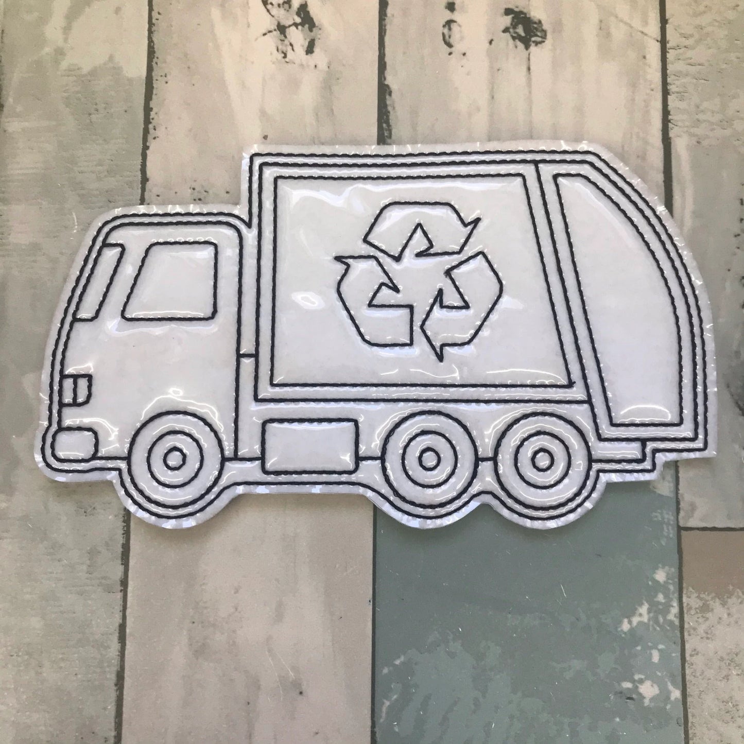 Recycle Truck Colouring Doll