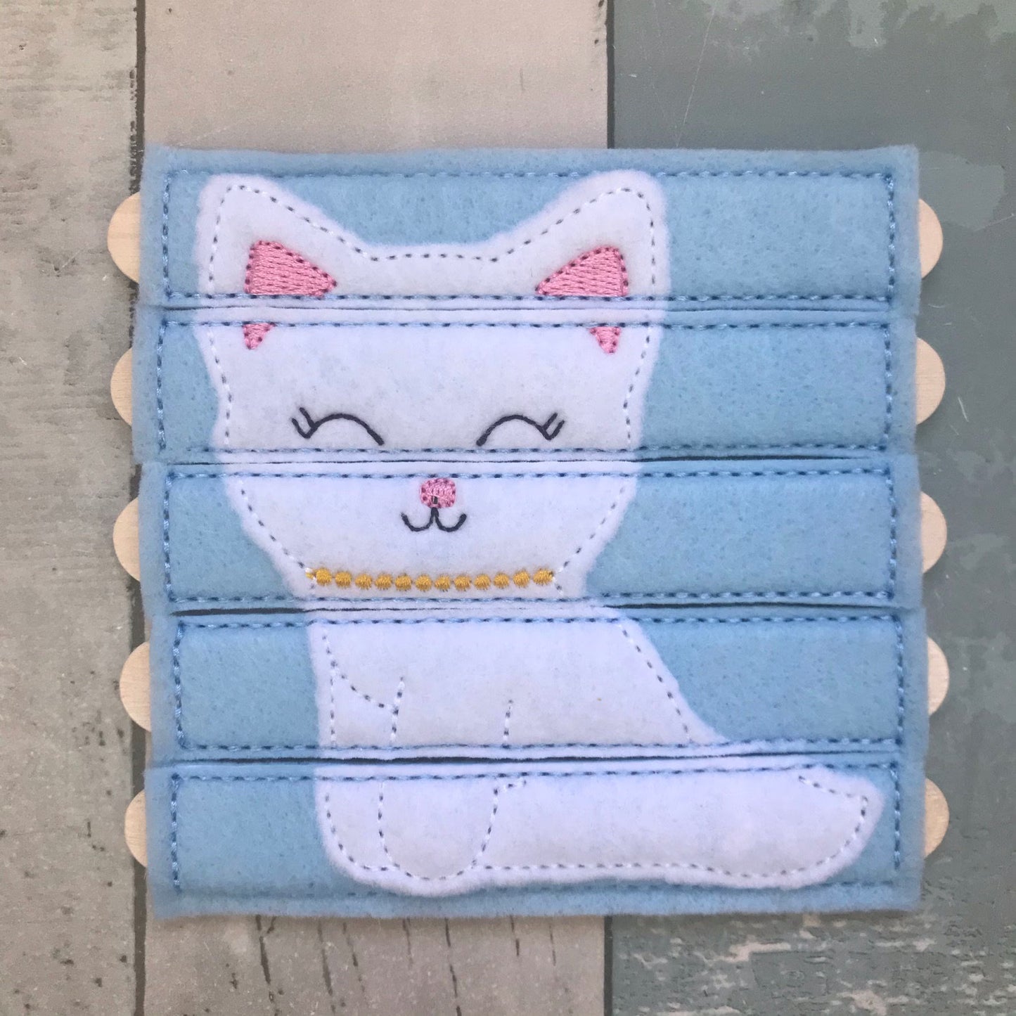 Pretty Kitty Felt Stick Puzzle