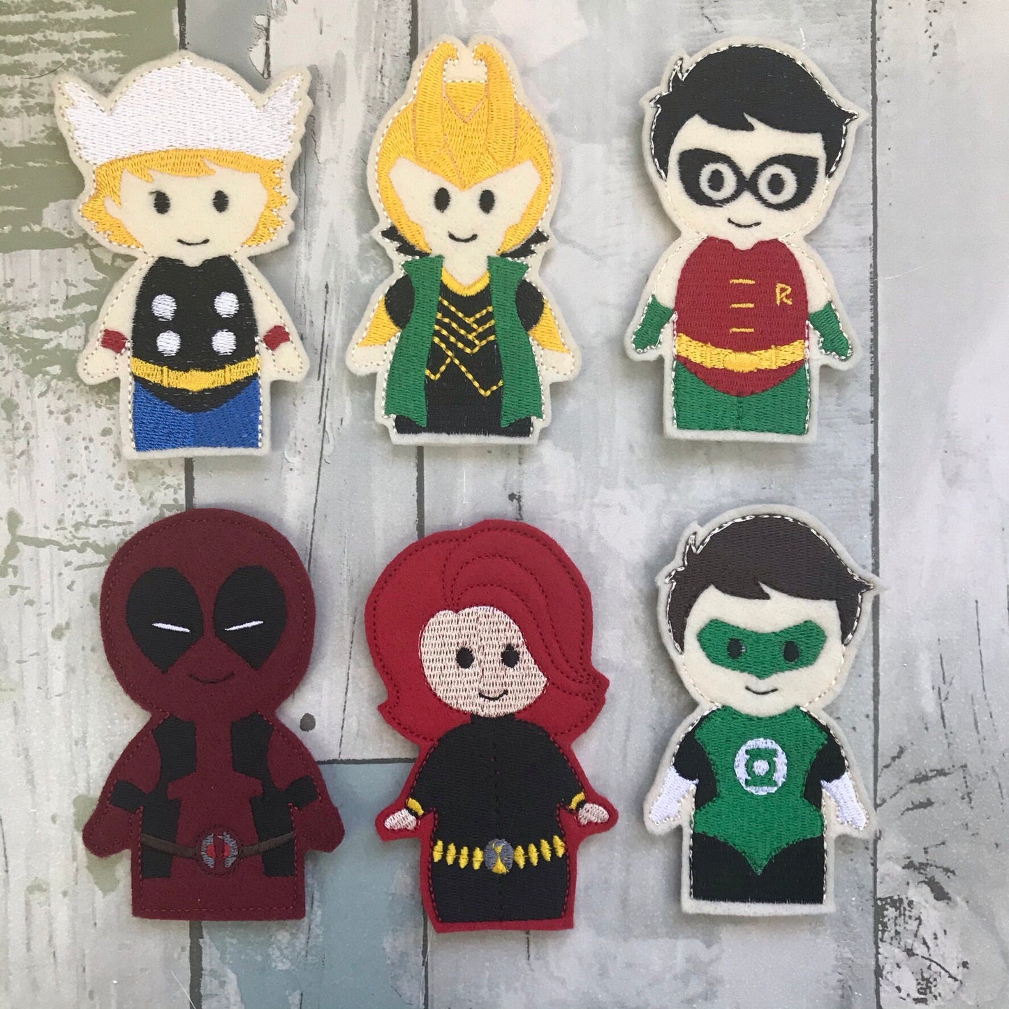 Superhero Finger Puppets Set #2