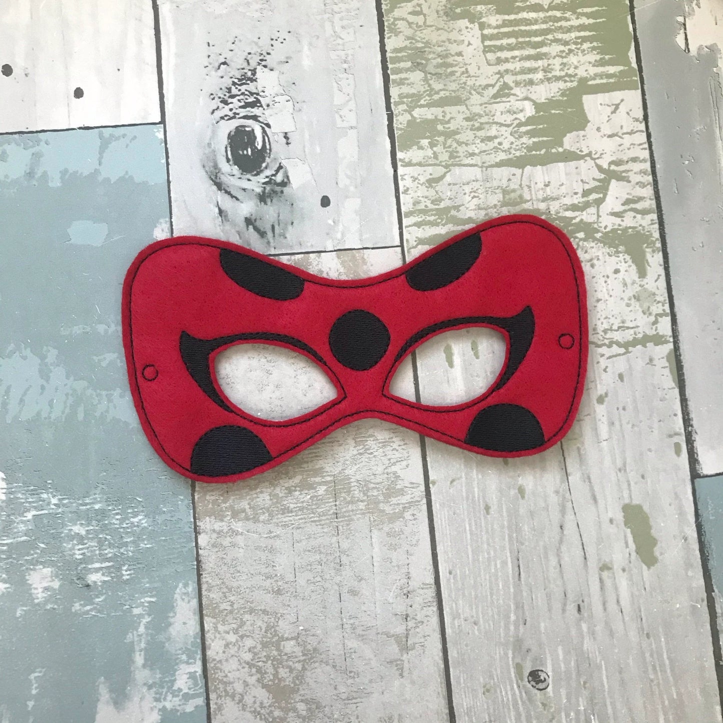 Lady Bug Felt Play Mask