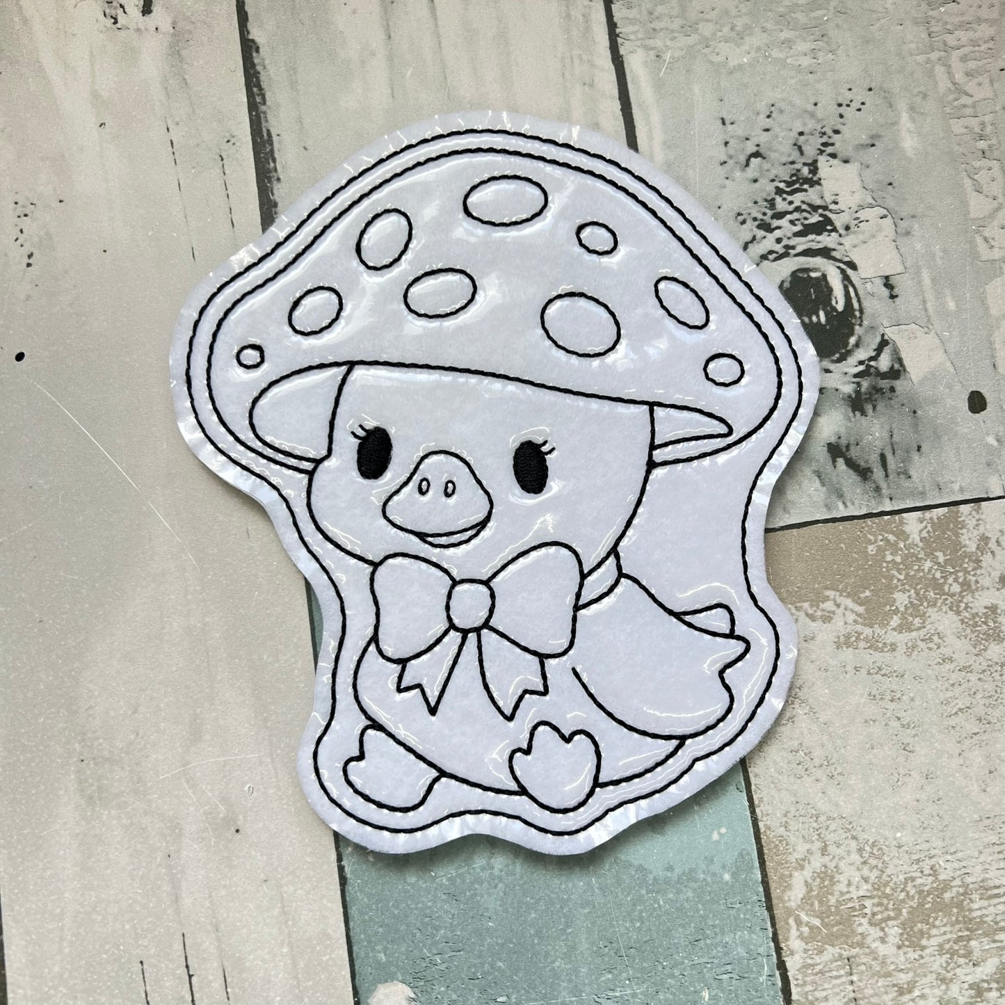 Duck Mushroom Colouring Dolls