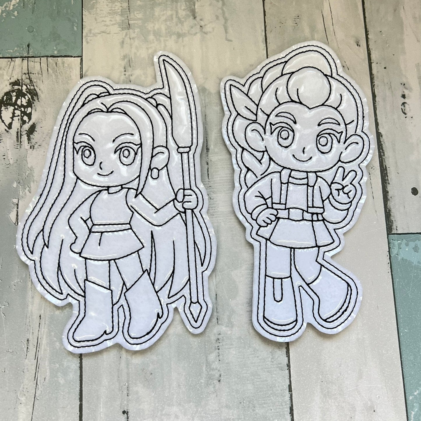 TV Show Colouring Dolls