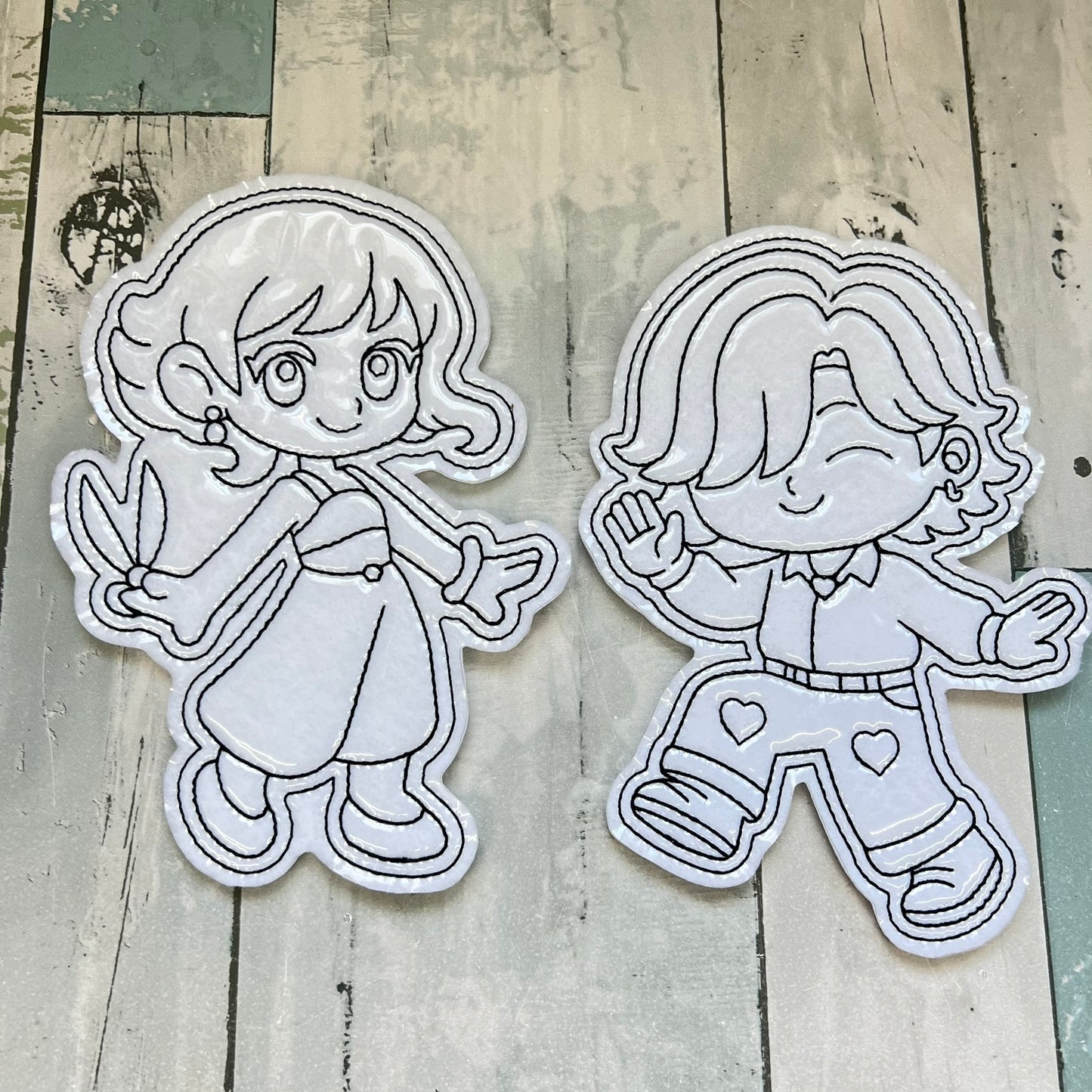 TV Show Colouring Dolls