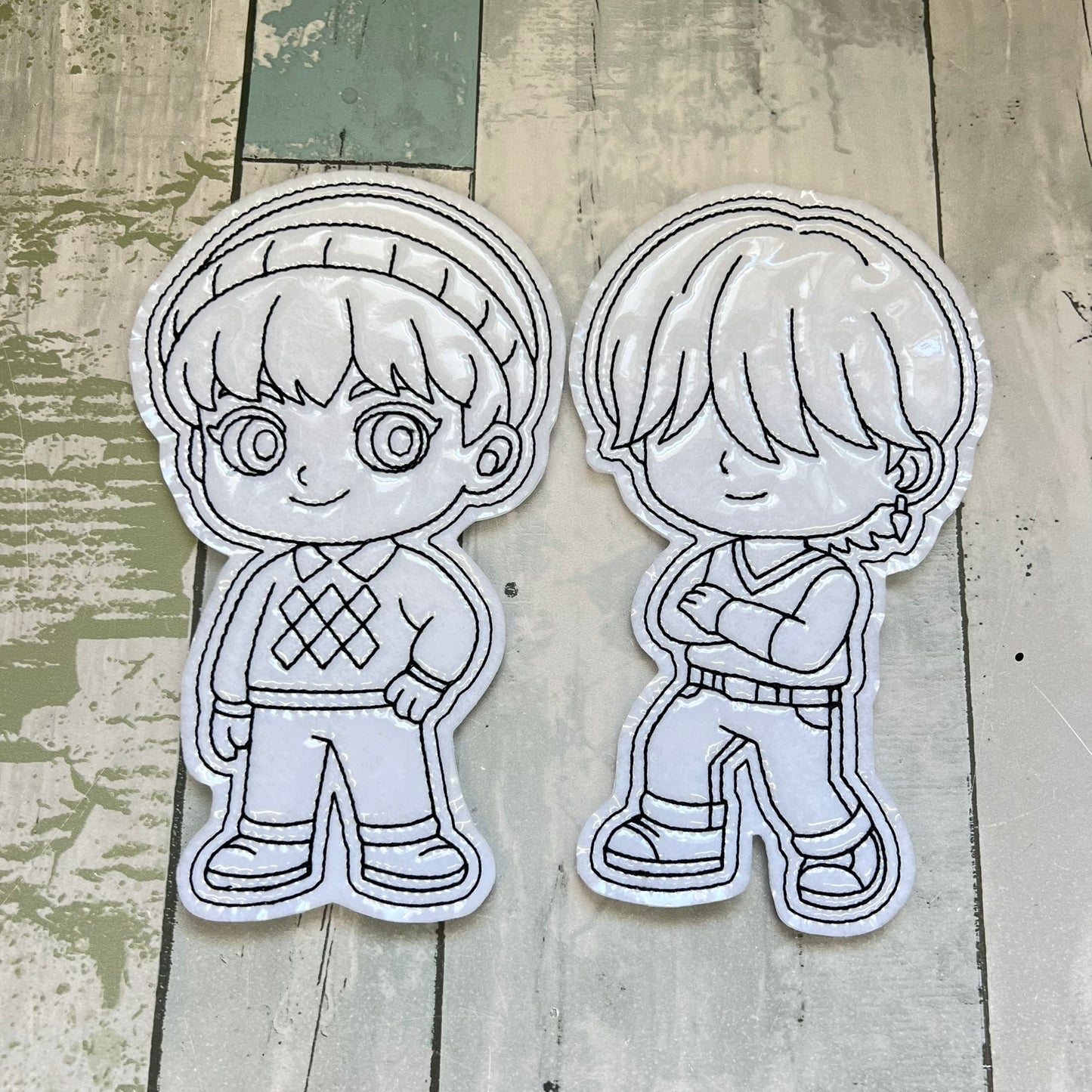 TV Show Colouring Dolls