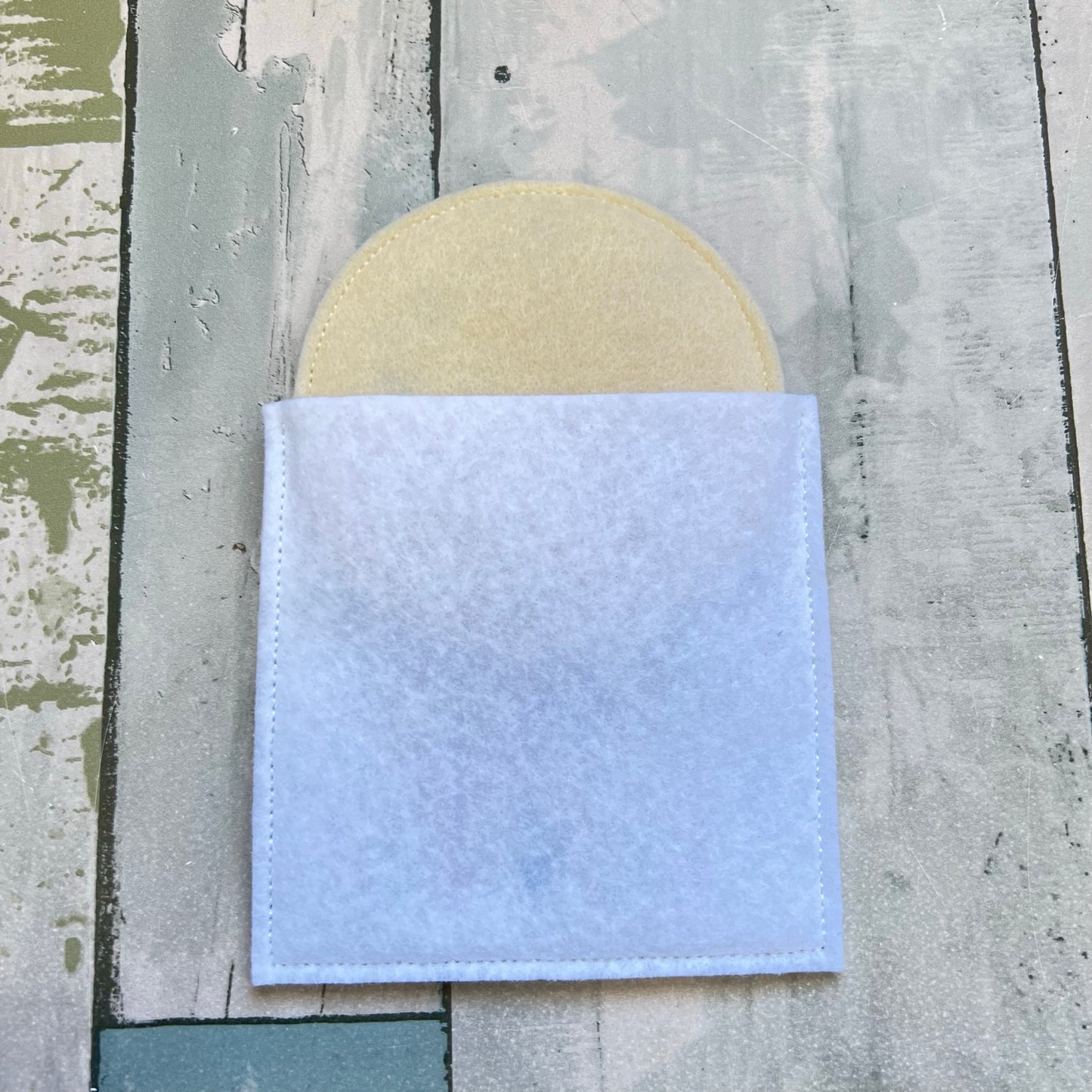 Donut Felt Finger Puppet with Pouch