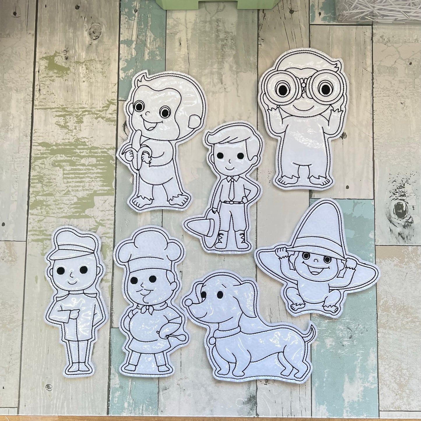 Silly Monkey Colouring Dolls