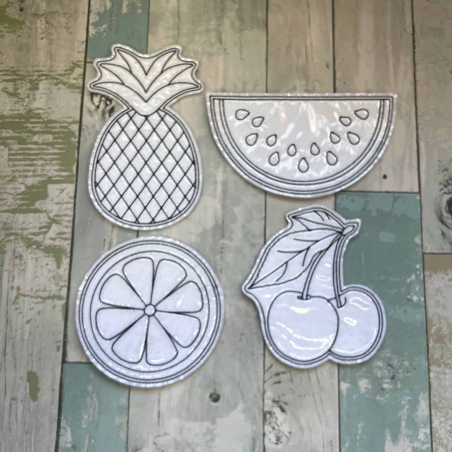Fruit Colouring Dolls