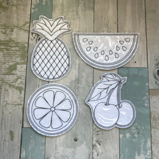Fruit Colouring Dolls