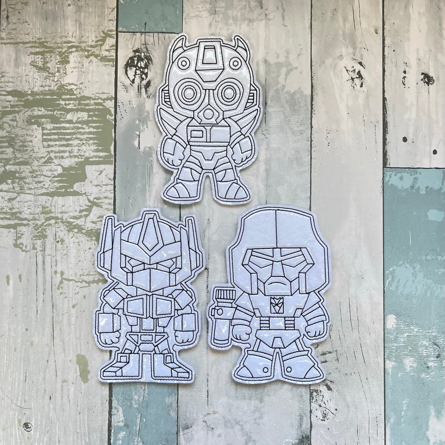 Robots In Disguise Colouring Dolls