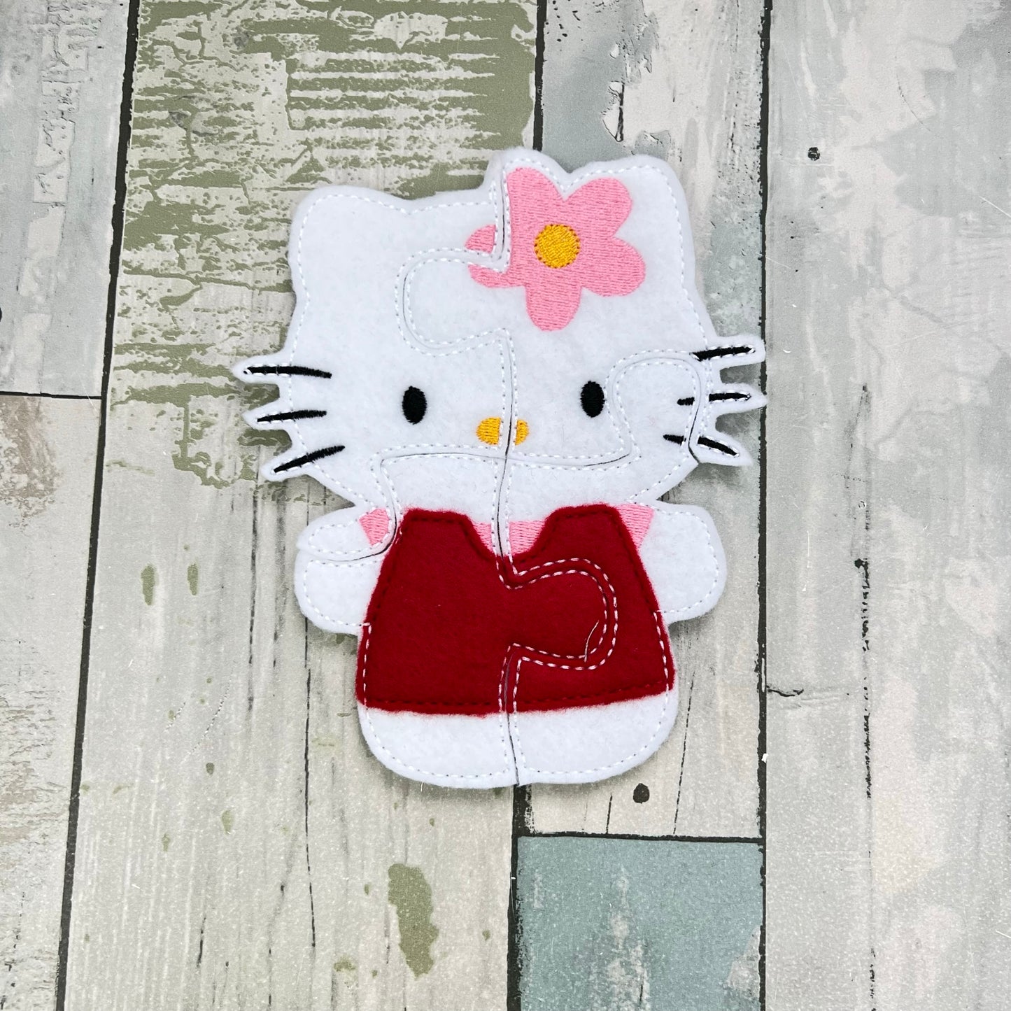 Hi Cat Felt Puzzle