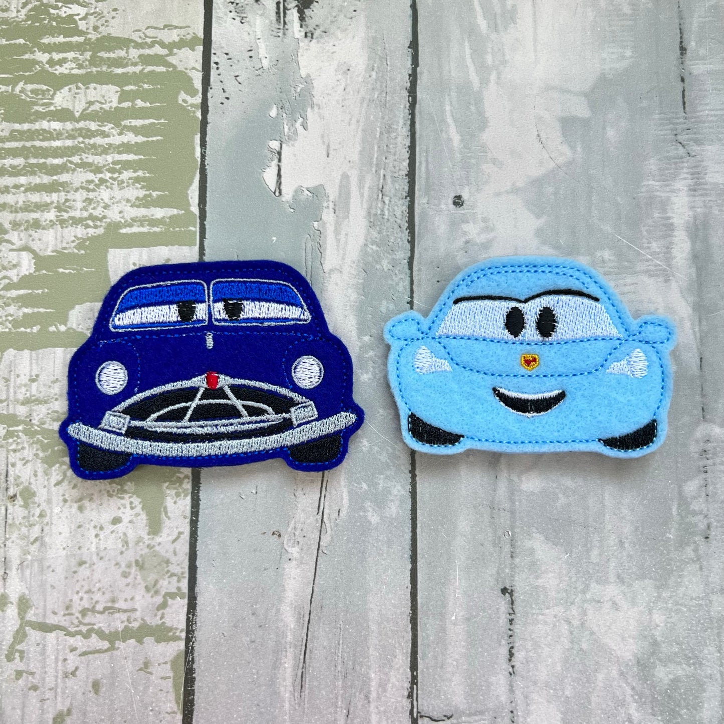 Vehicles Felt Finger Puppets