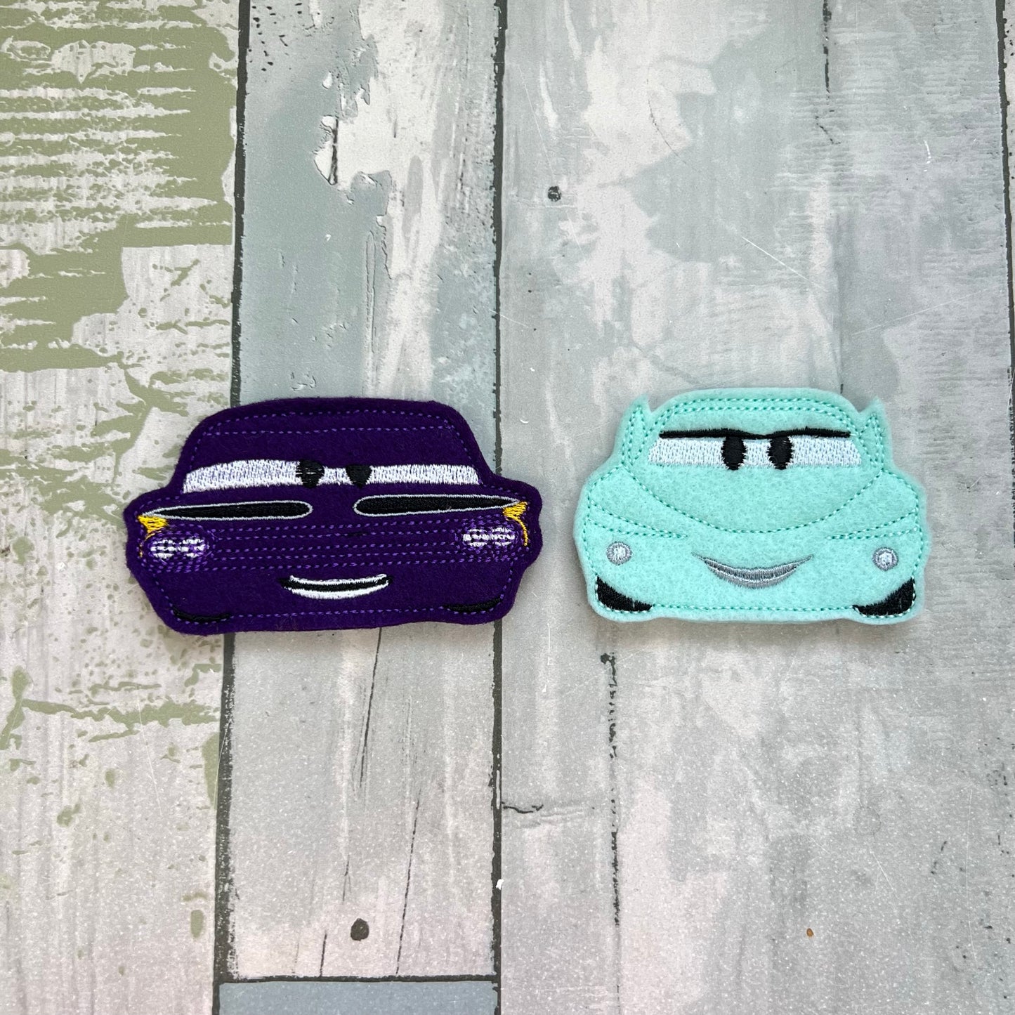 Vehicles Felt Finger Puppets