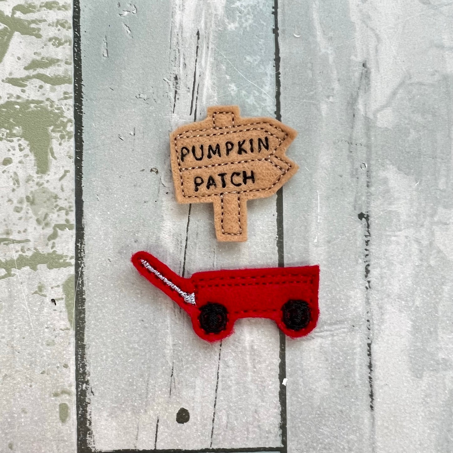 Pumpkin Farmer Felt Pocket Play Set With Tin