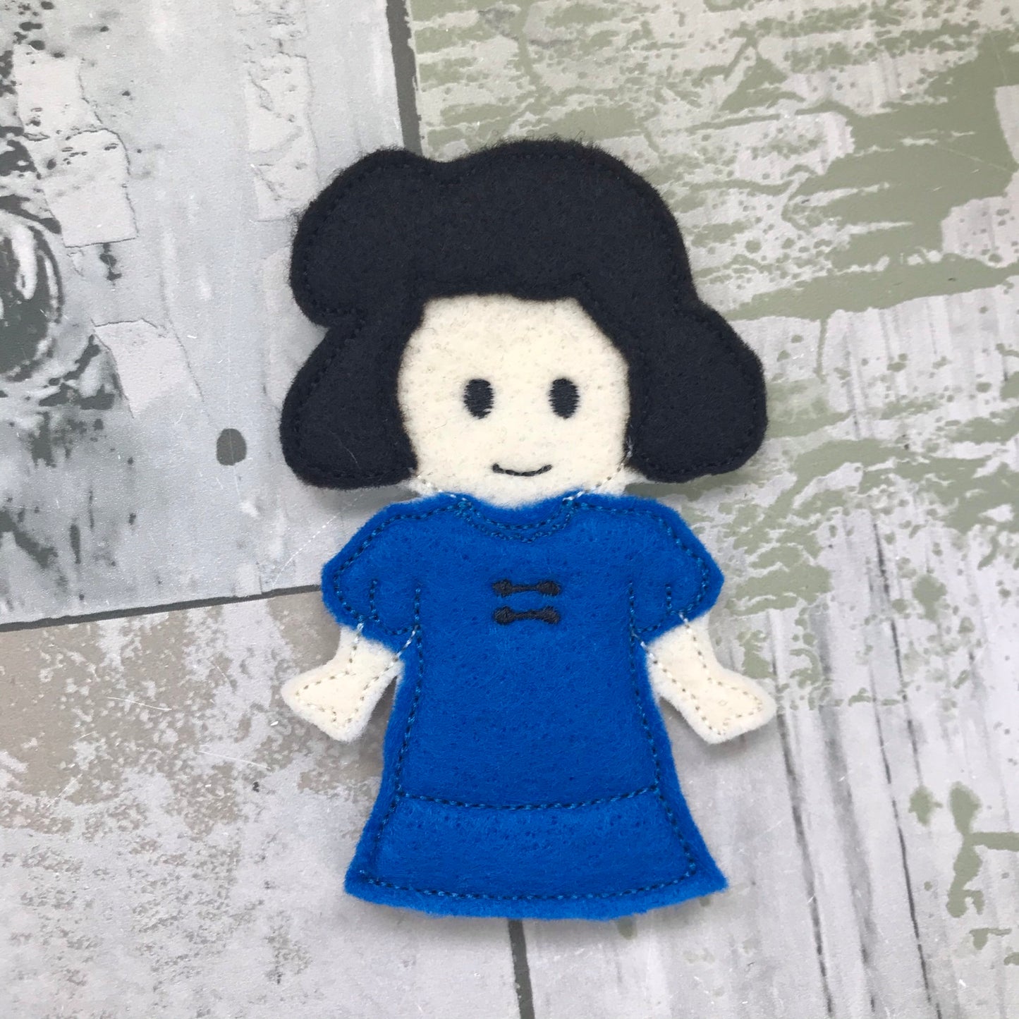 Block Head Felt Finger Puppets