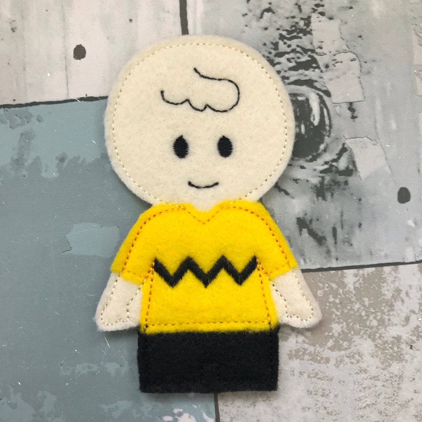 Block Head Felt Finger Puppets
