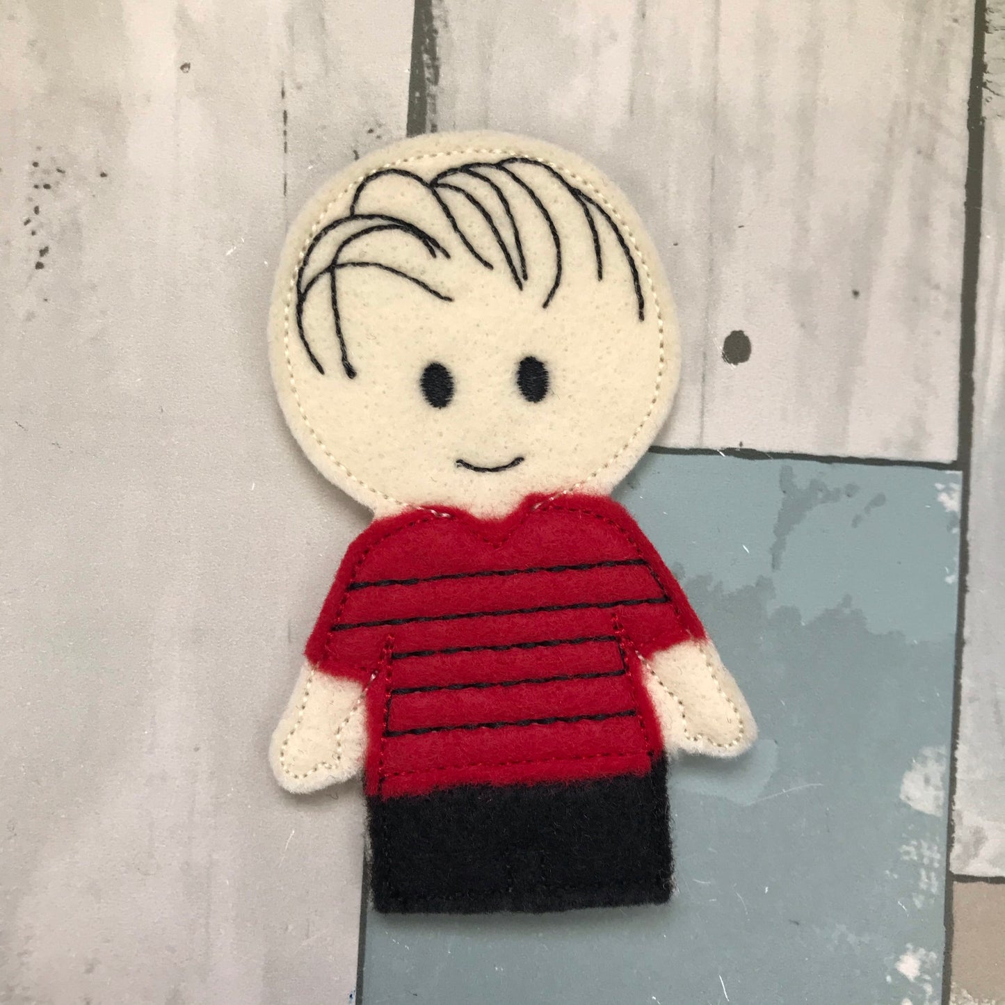 Block Head Felt Finger Puppets