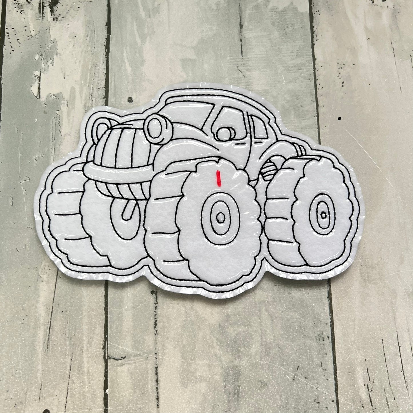 Monster Truck Colouring Dolls, Set #1