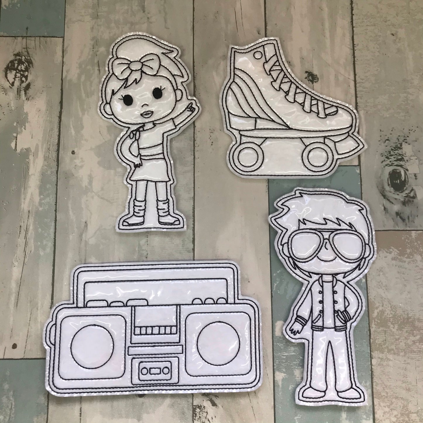 80's Colouring Dolls