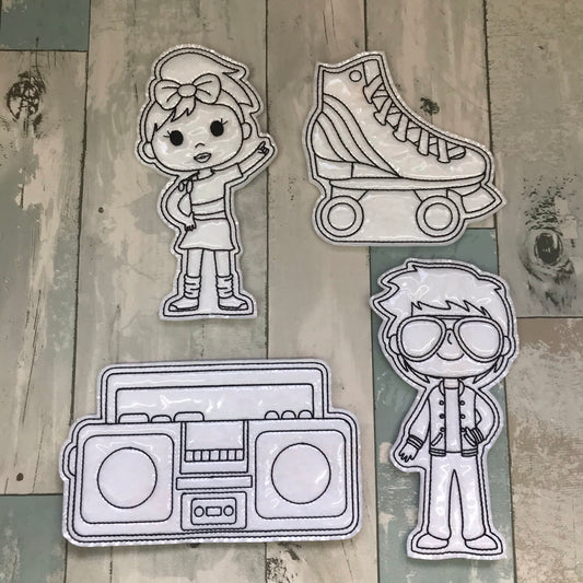 80's Colouring Dolls