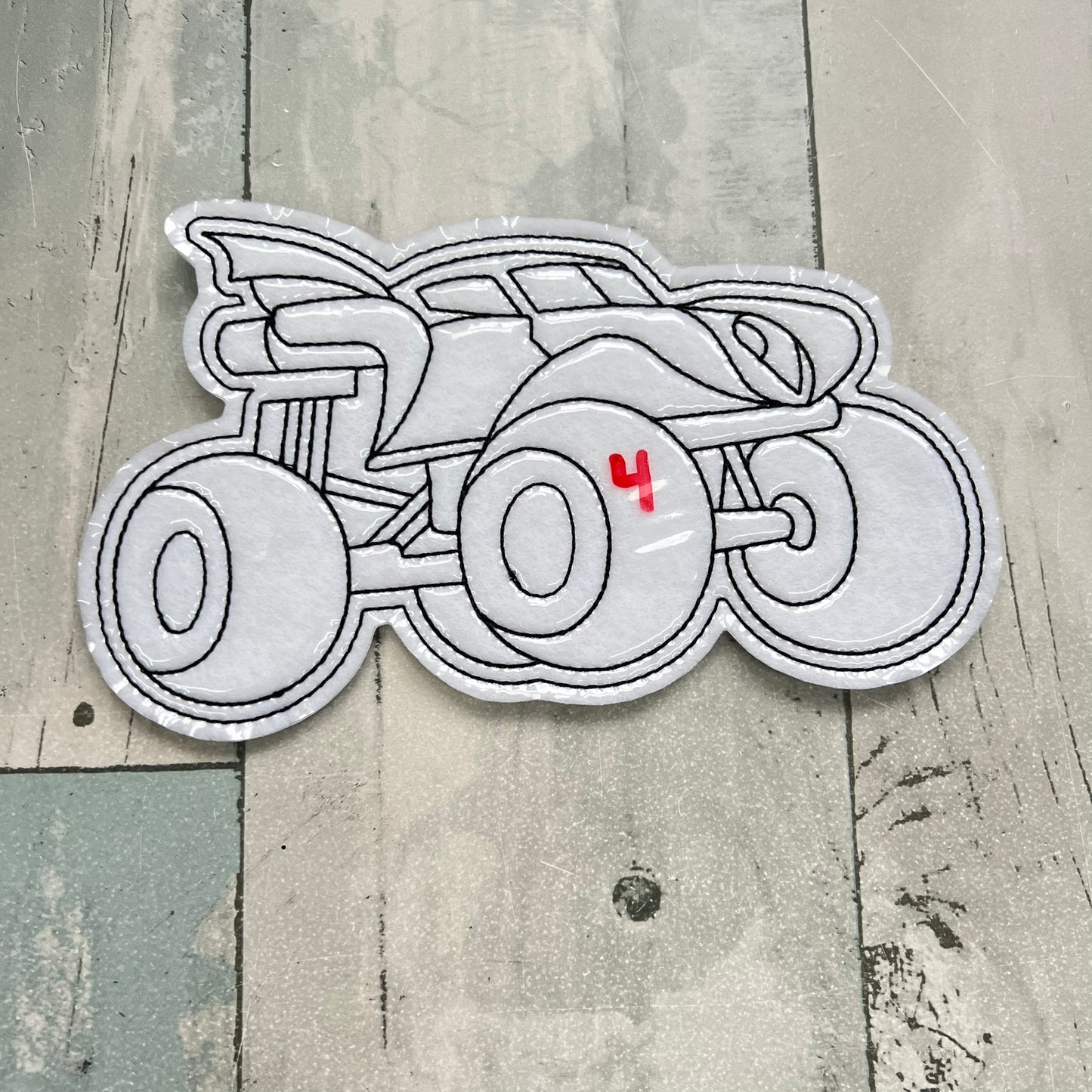 Monster Truck Colouring Dolls, Set #1