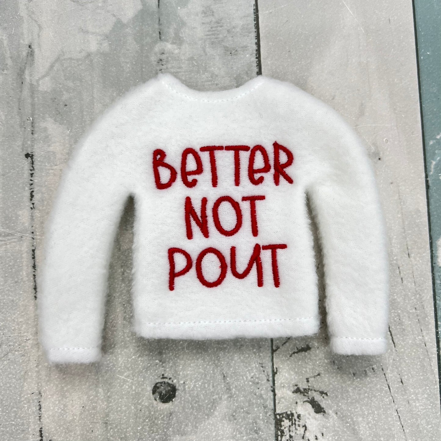 Better Not Pout Elf Sweater