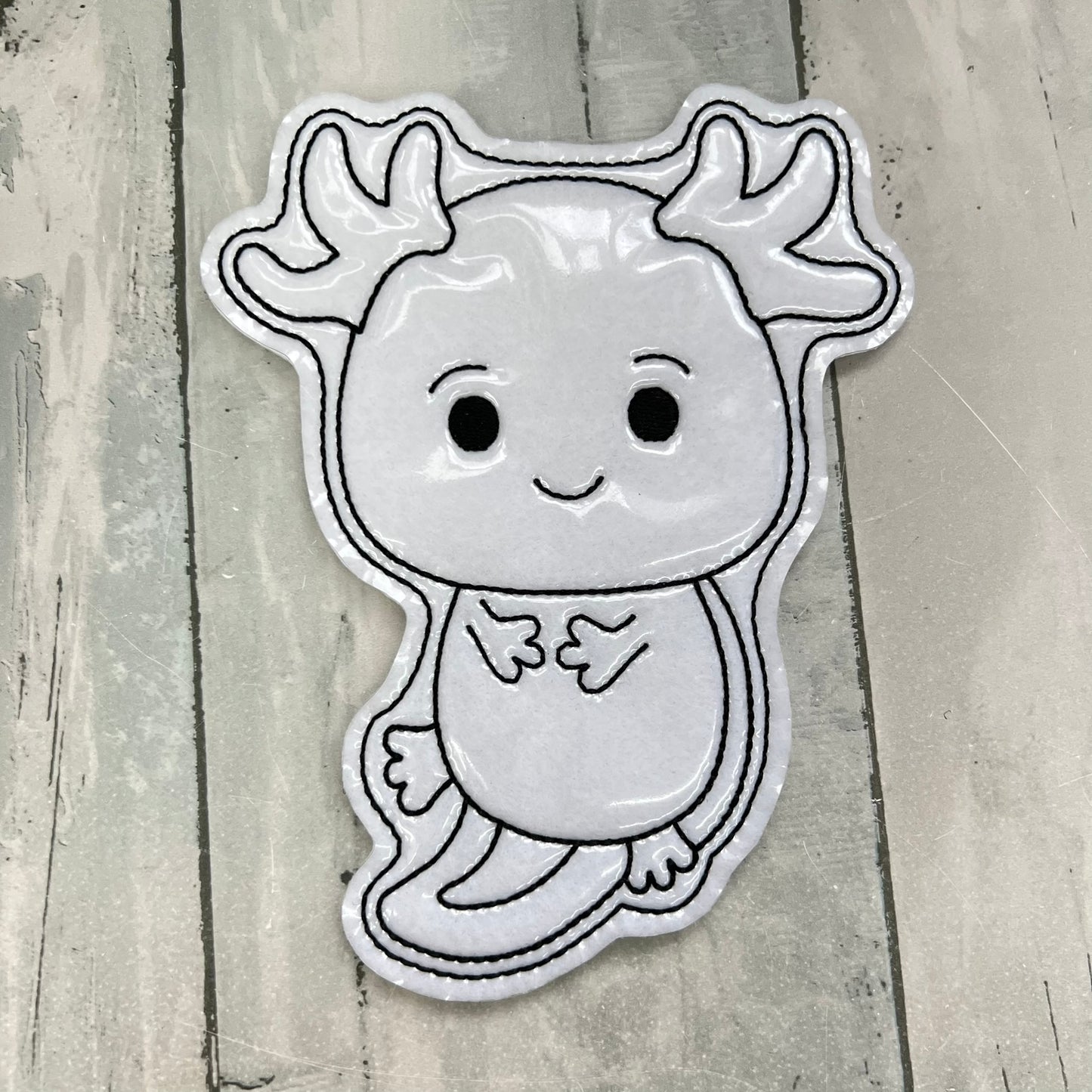 Axolotl Colouring Doll