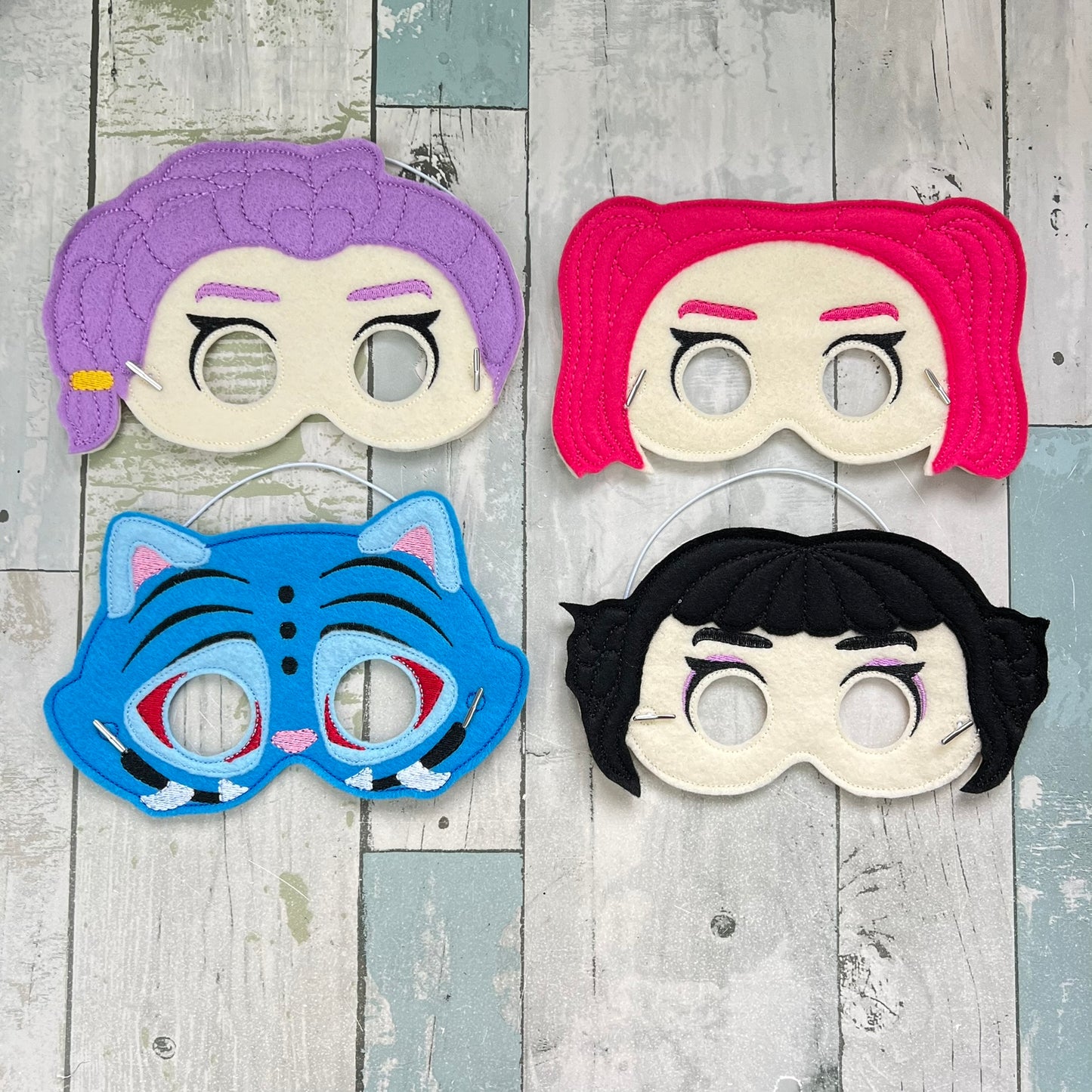 Shadow Wardens Felt Play Masks