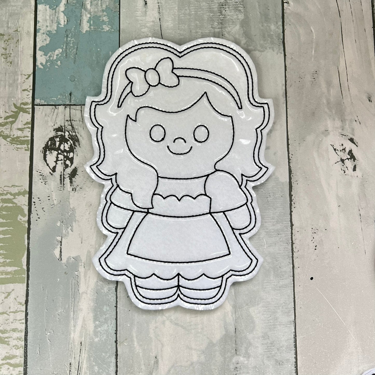 Little Girl Colouring Dolls,