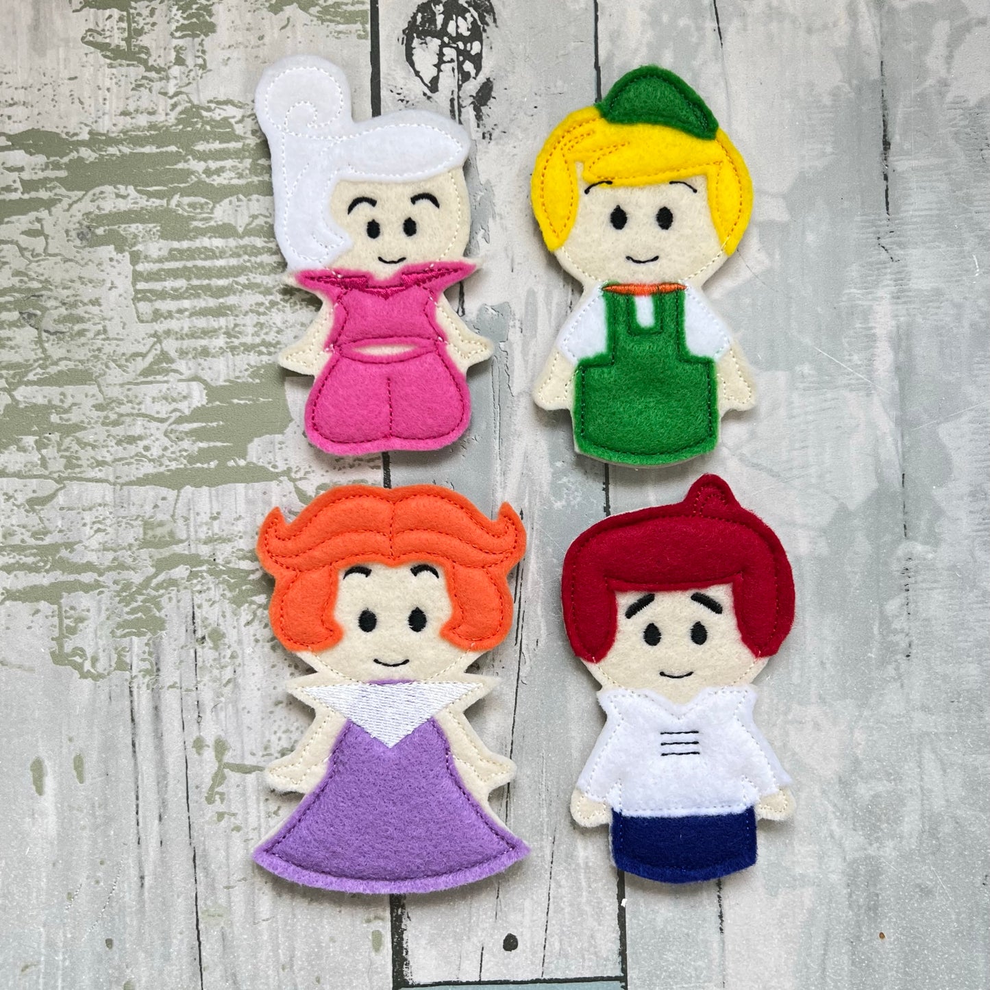 Space Family Finger Puppets