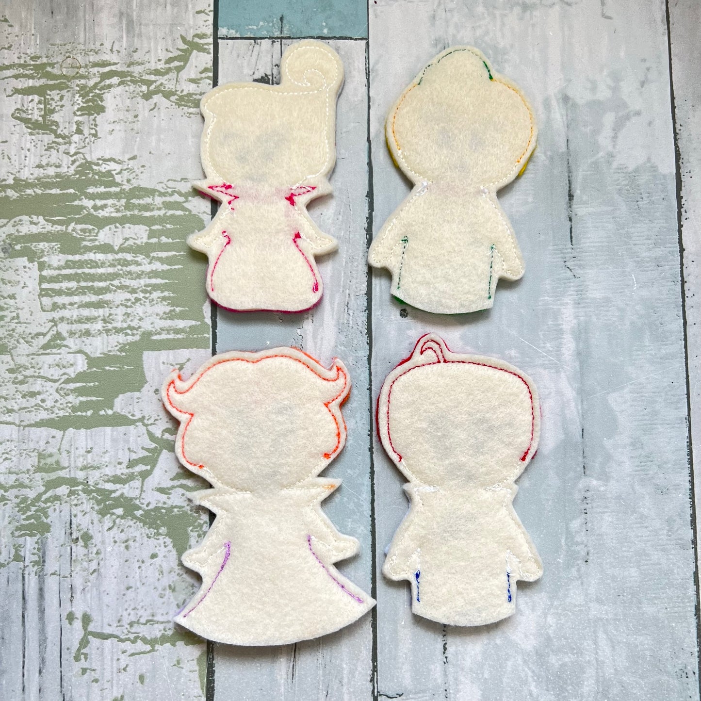 Space Family Finger Puppets