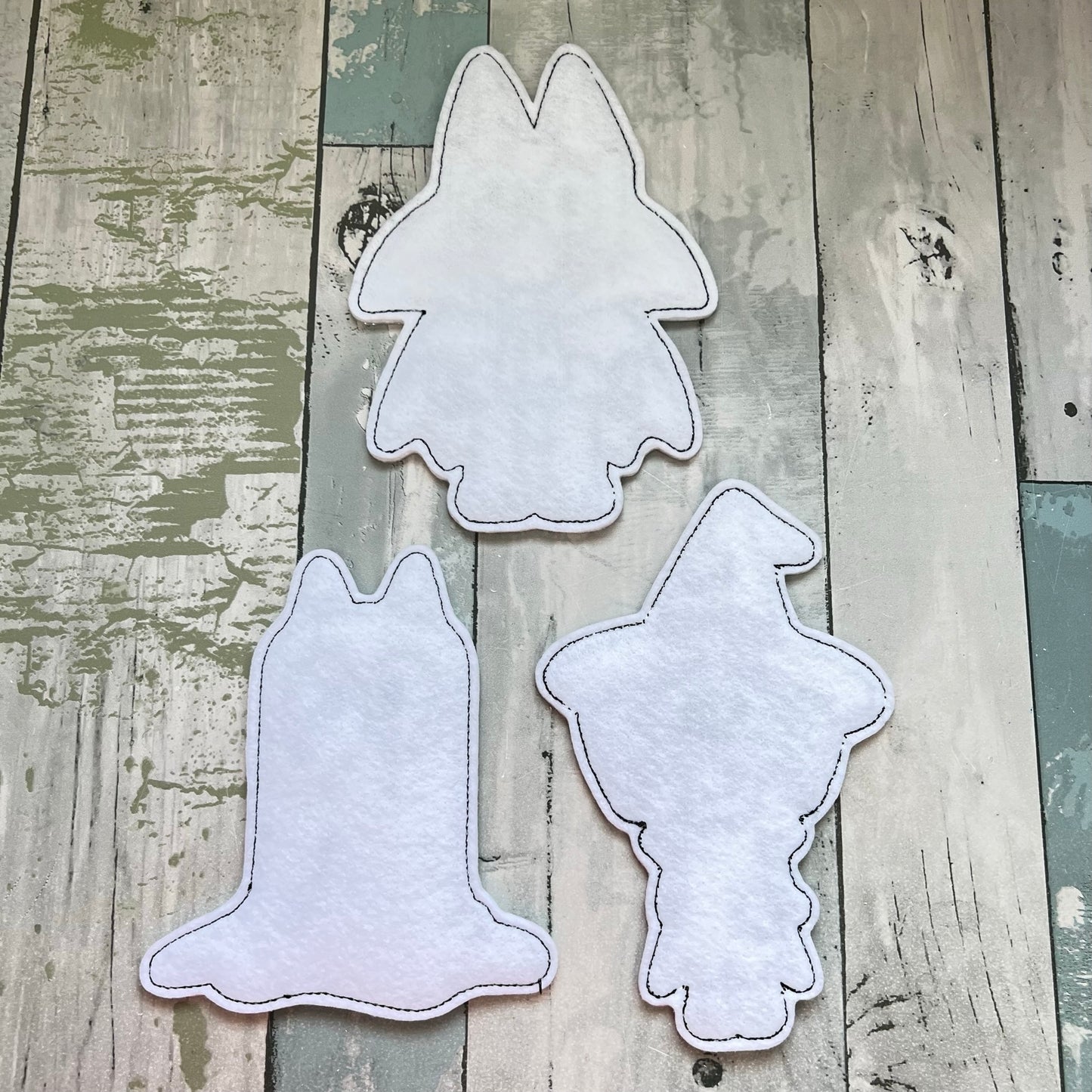 Dog Family Set 4 Colouring Dolls