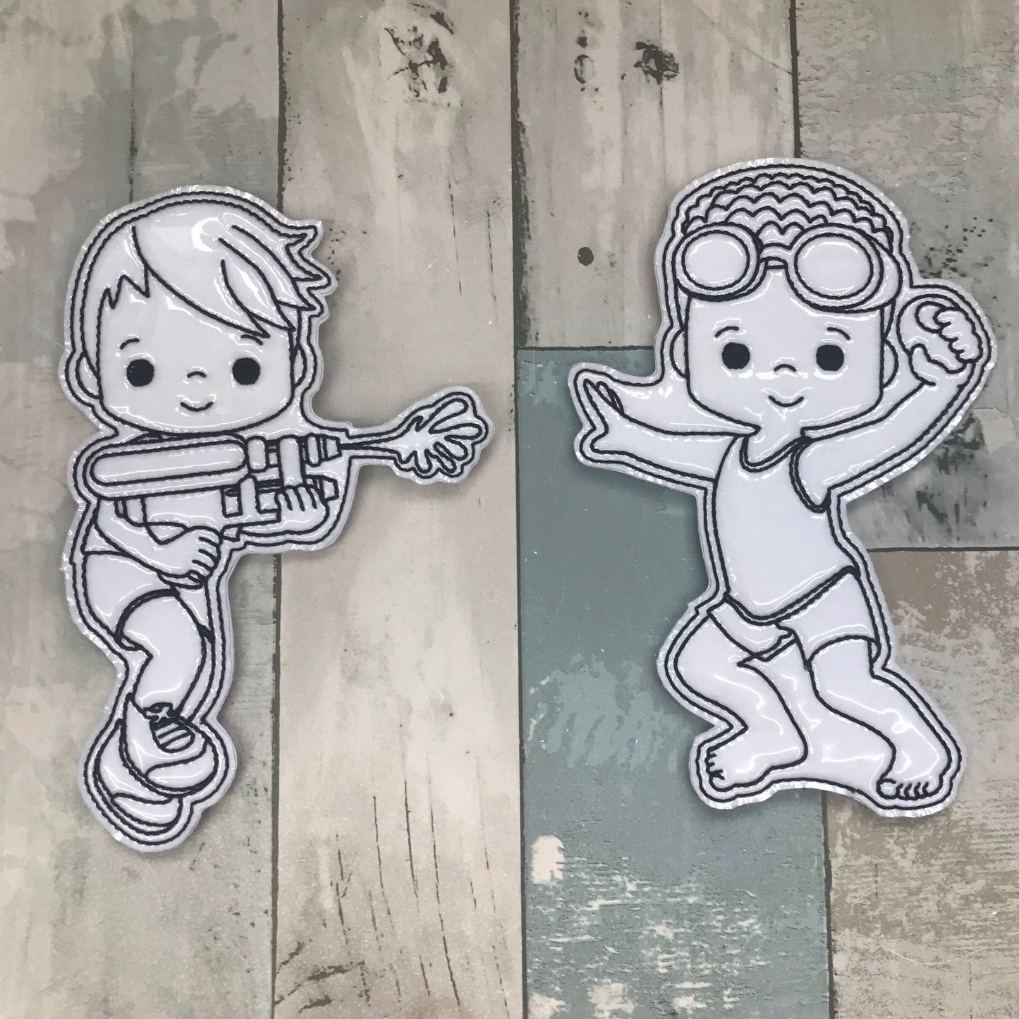 Water Boys Colouring Dolls