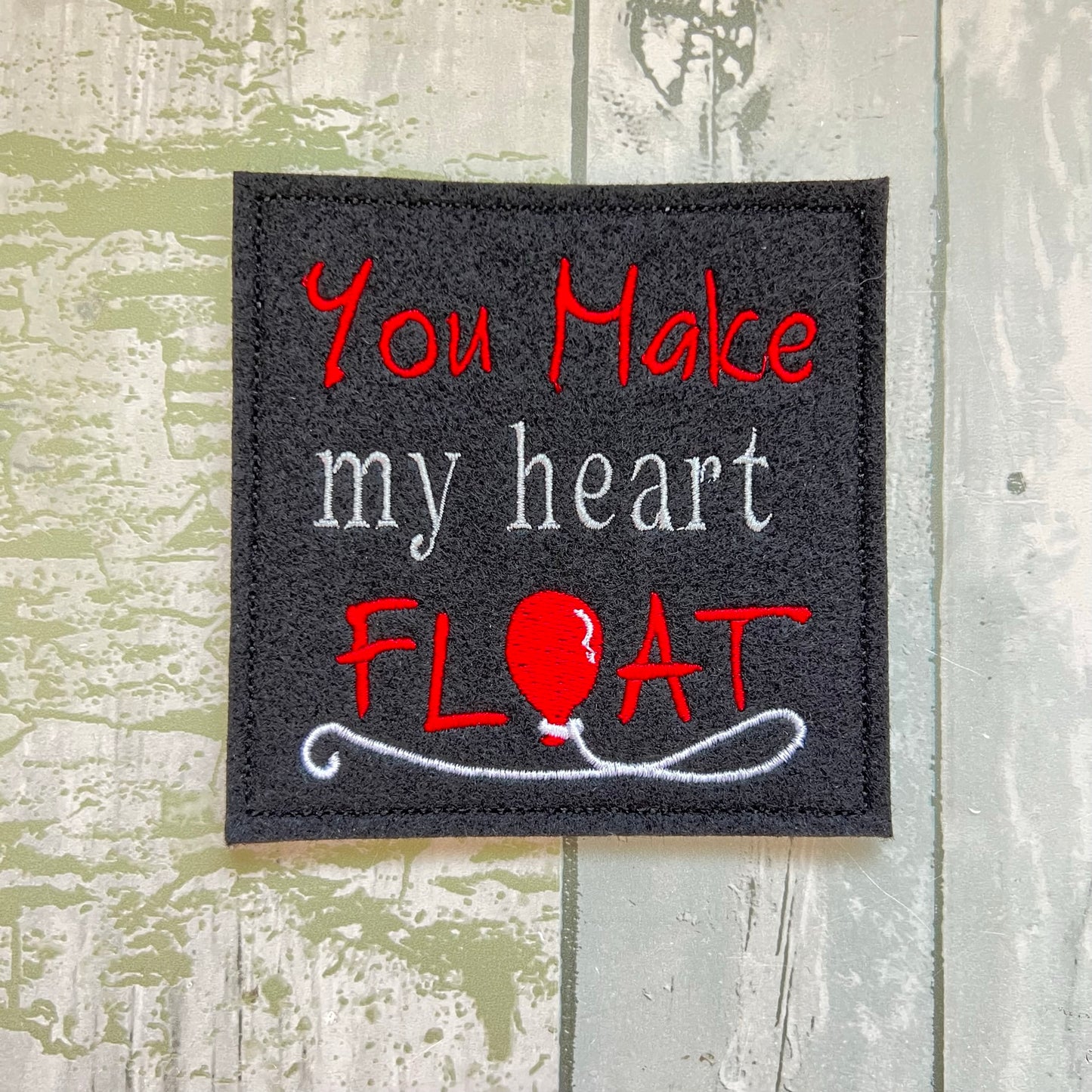 Clown Felt Finger Puppet with Pouch