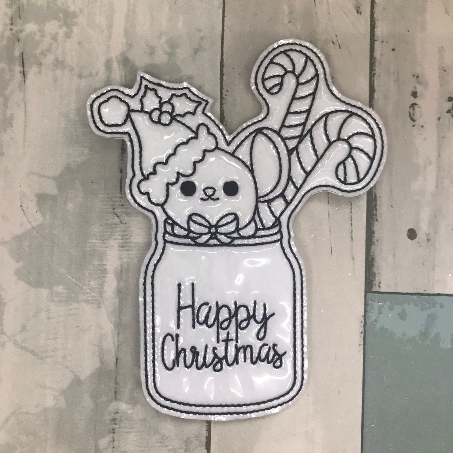 Santa Mouse Colouring Dolls