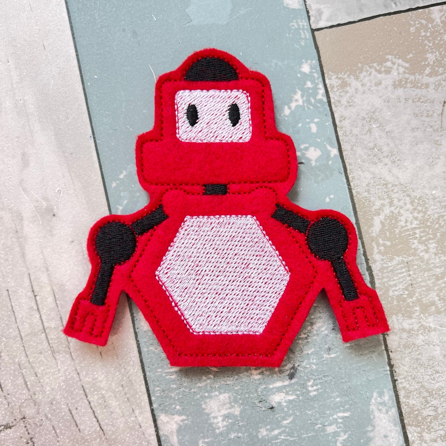 Robot Felt Finger Puppets