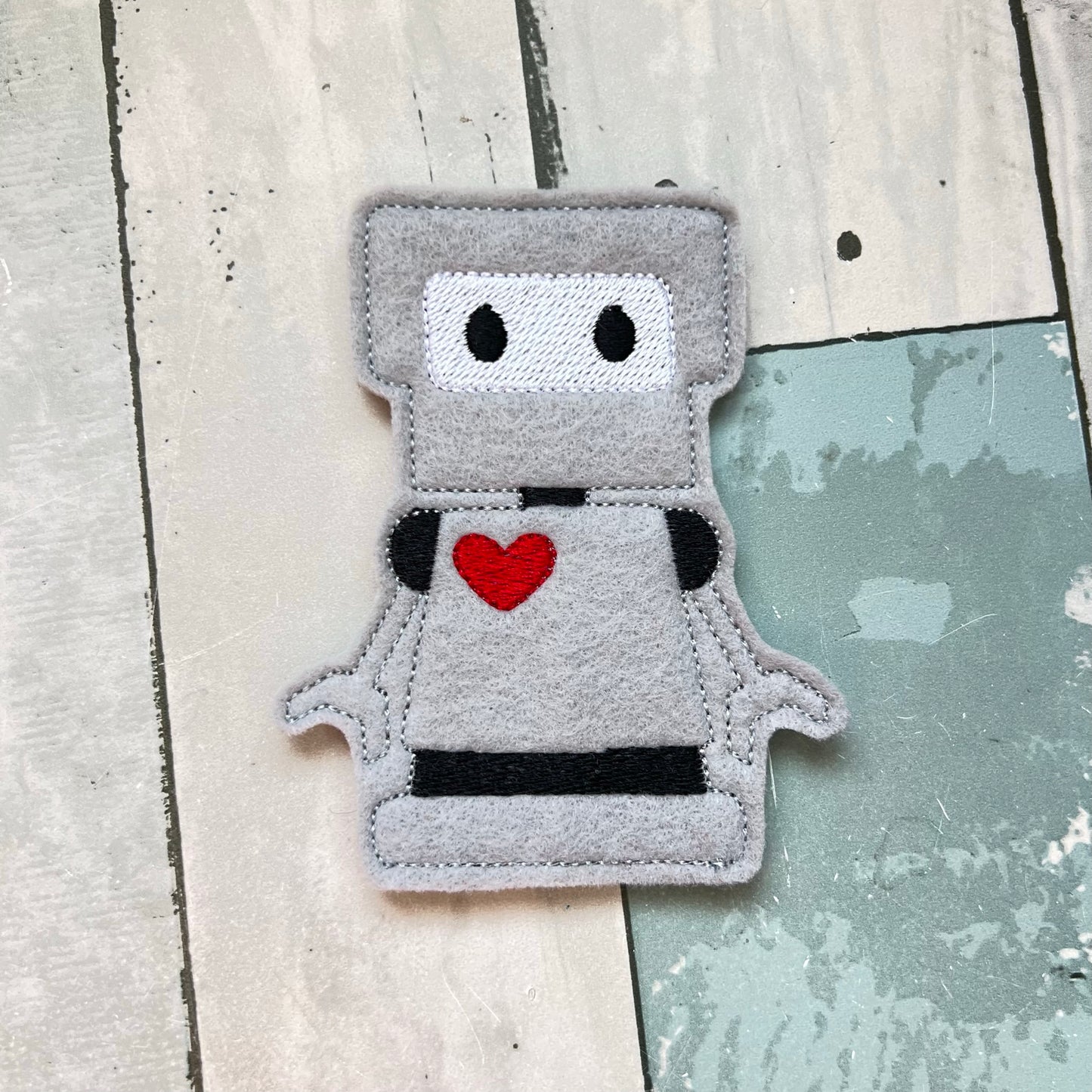 Robot Felt Finger Puppets