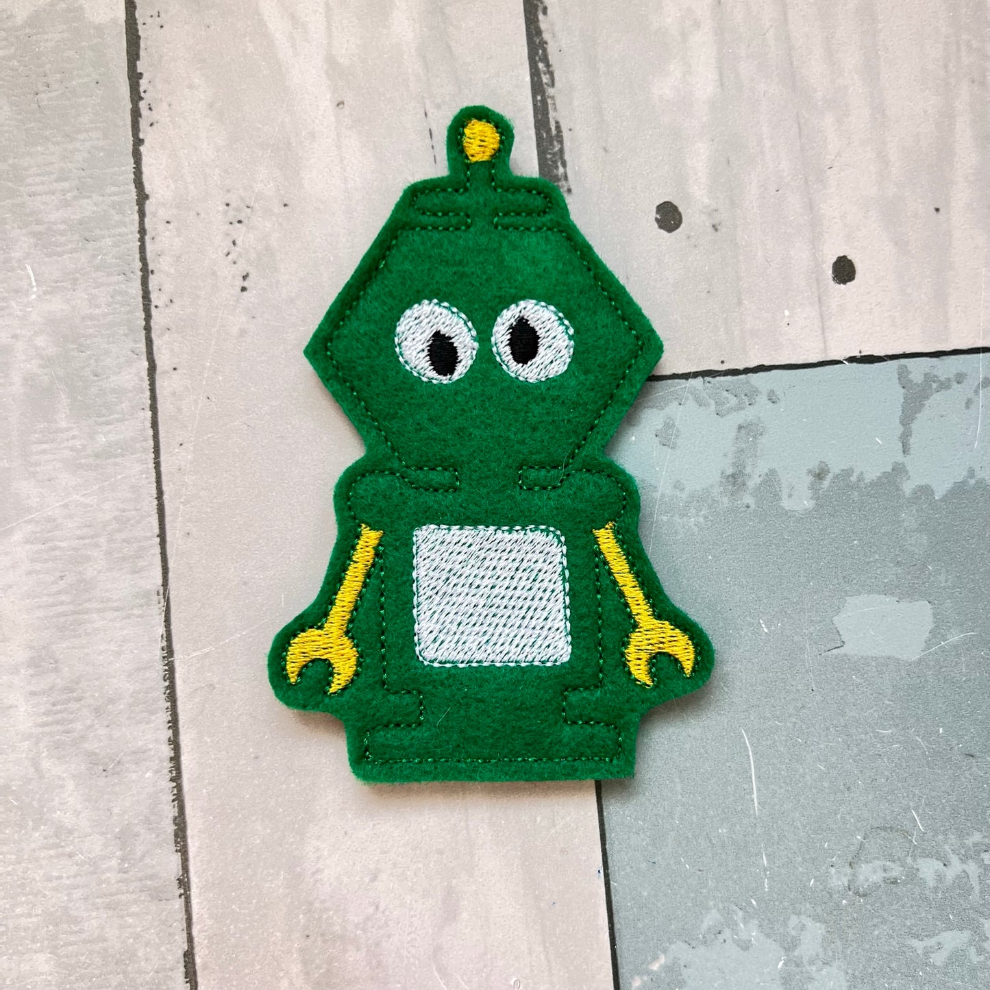 Robot Felt Finger Puppets