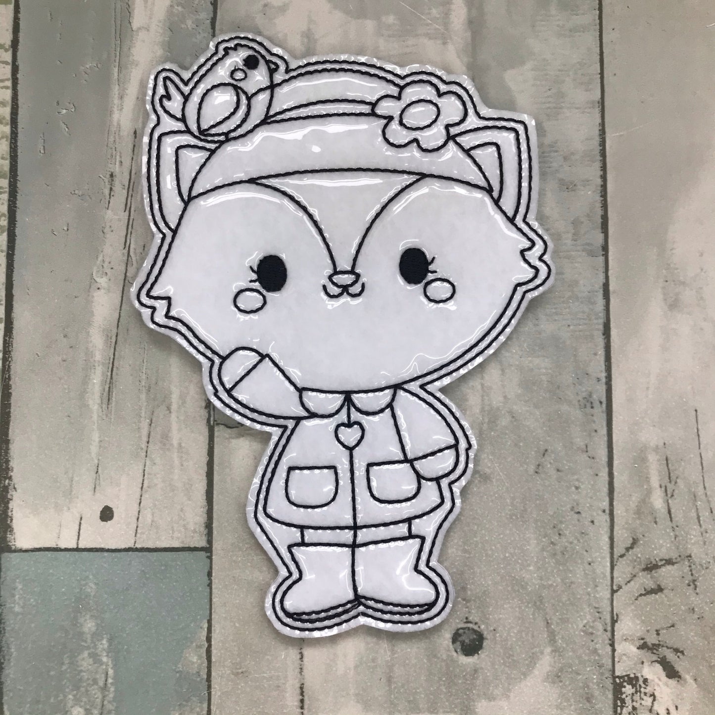 Autumn Animals Colouring Dolls