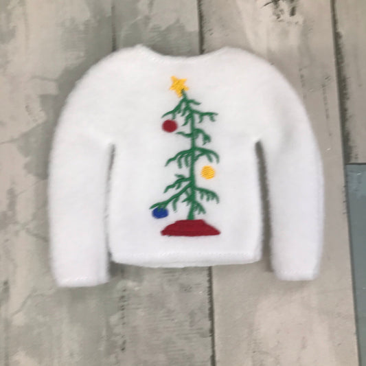Mean Green Tree Elf Sweater