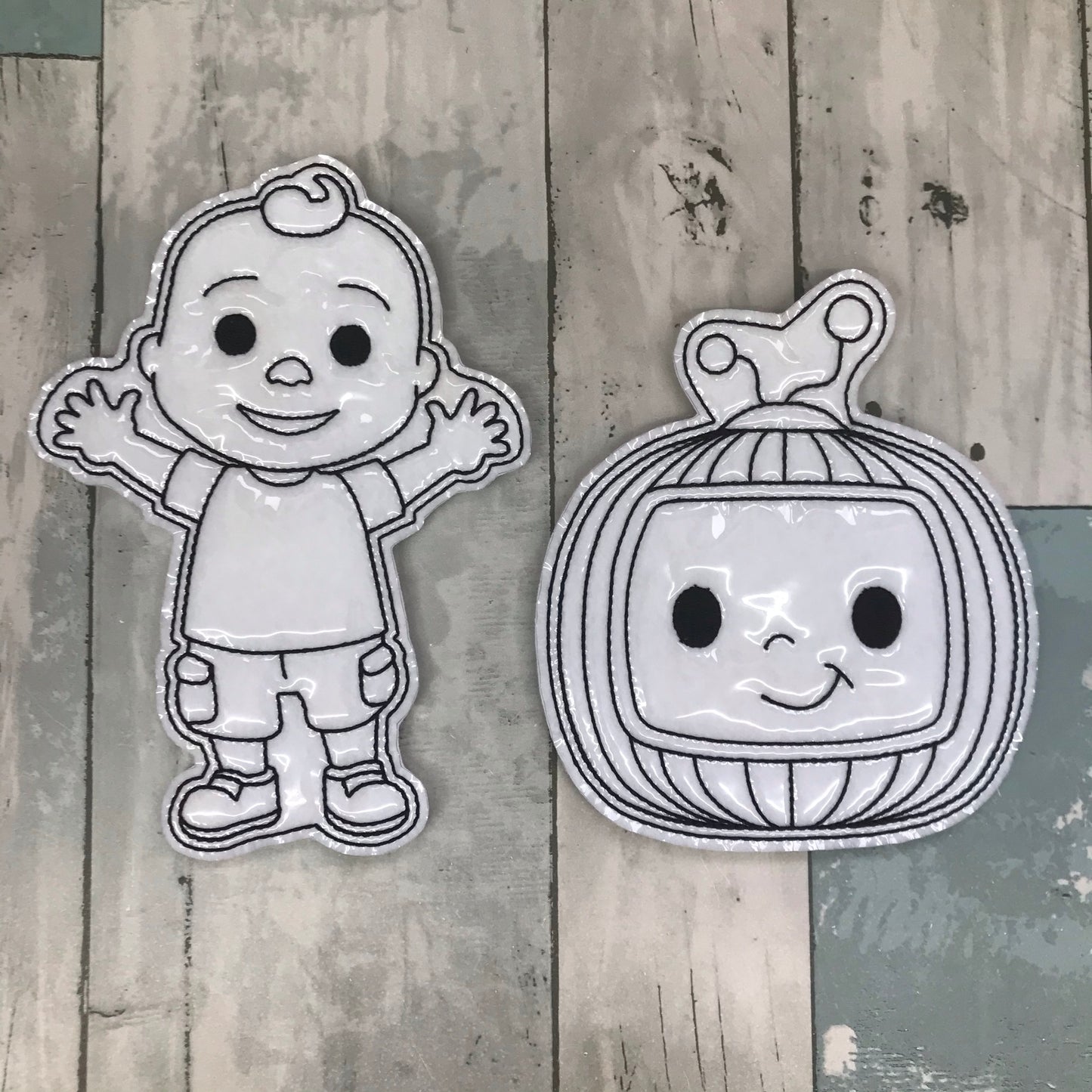 Nursery Rhyme Colouring Dolls