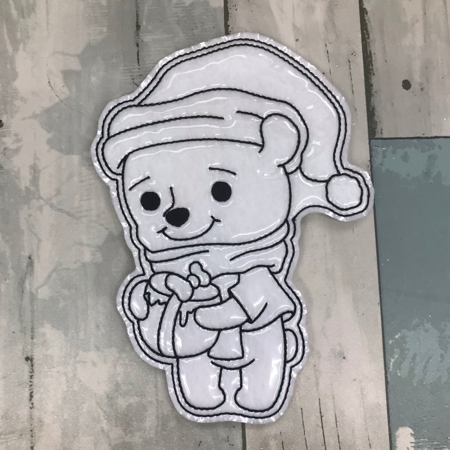 Christmas Bear & Friends Colouring Dolls