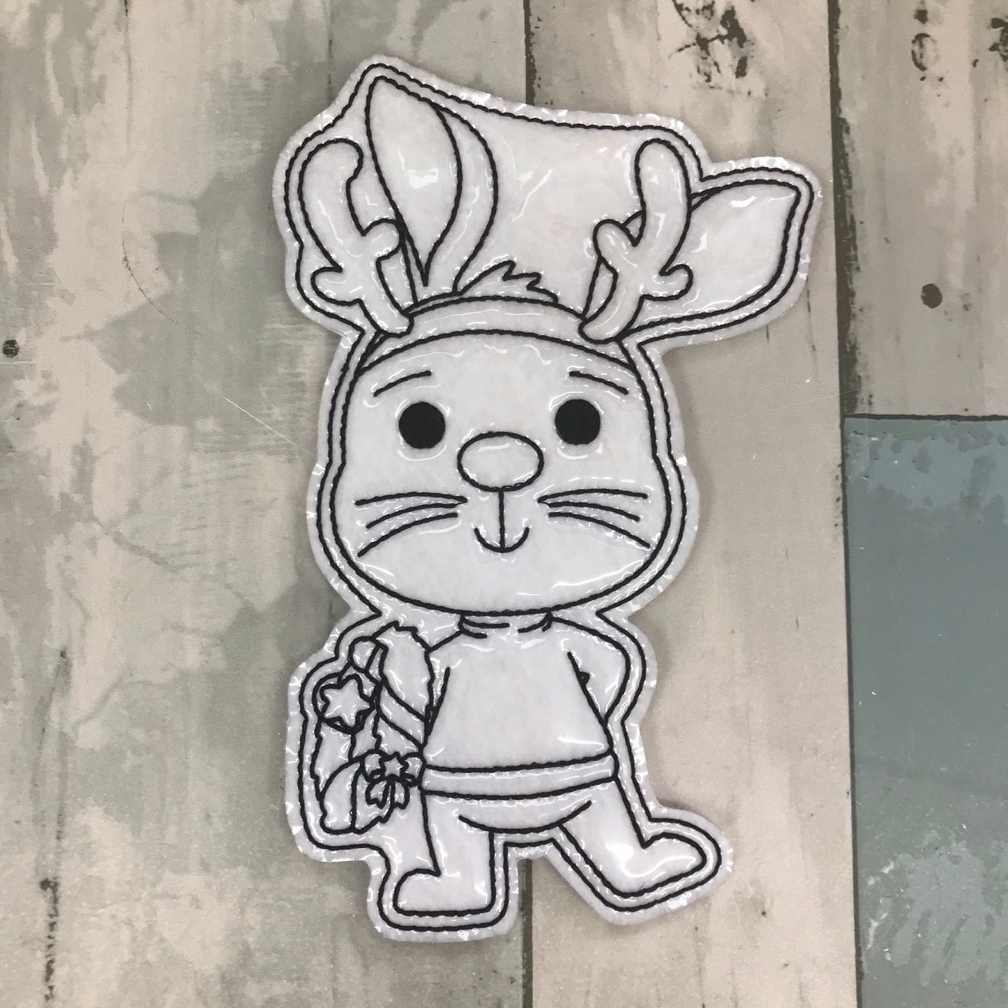 Christmas Bear & Friends Colouring Dolls
