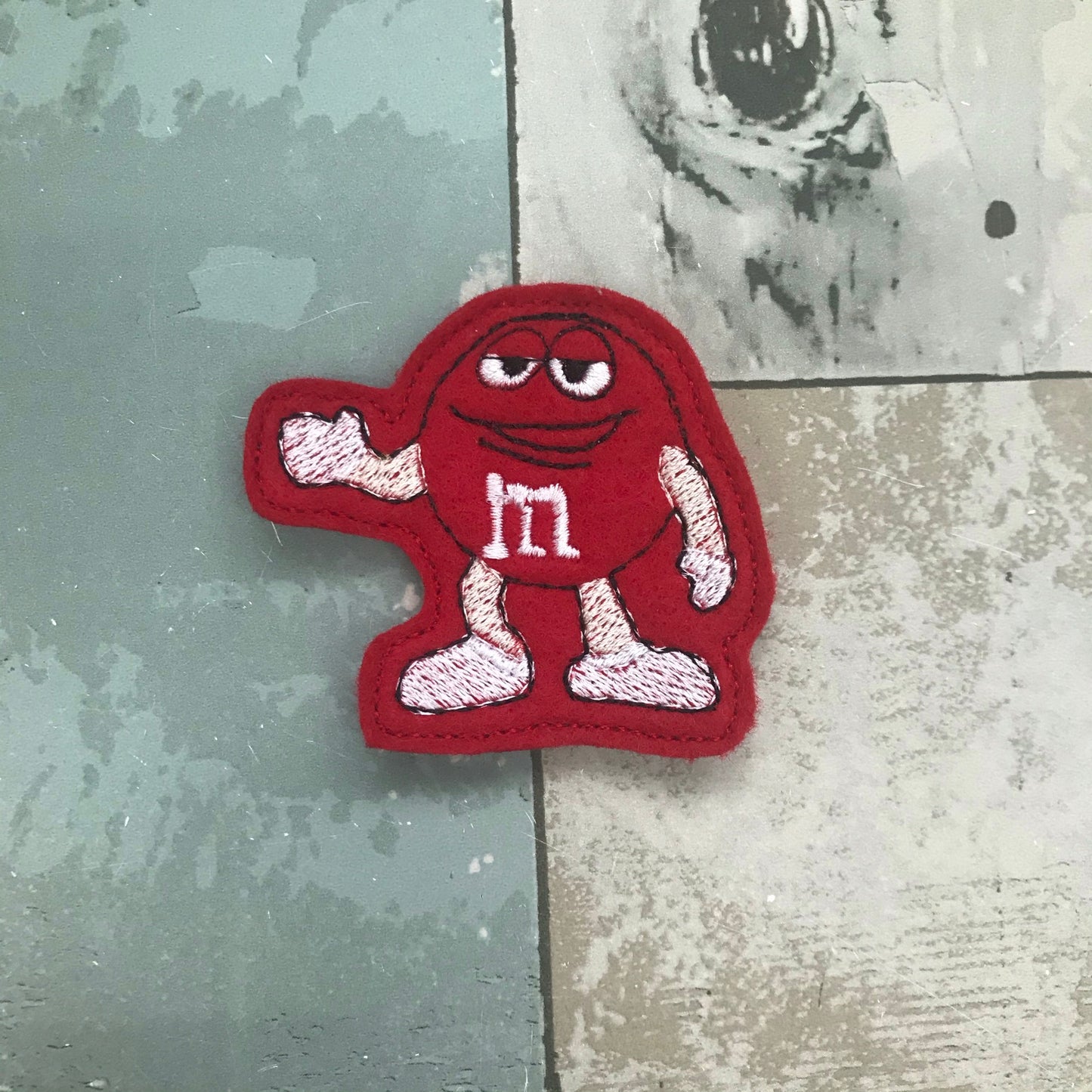 Chocolate Melt In Your Mouth Not In Your Hand Felt Snap Hair Clip